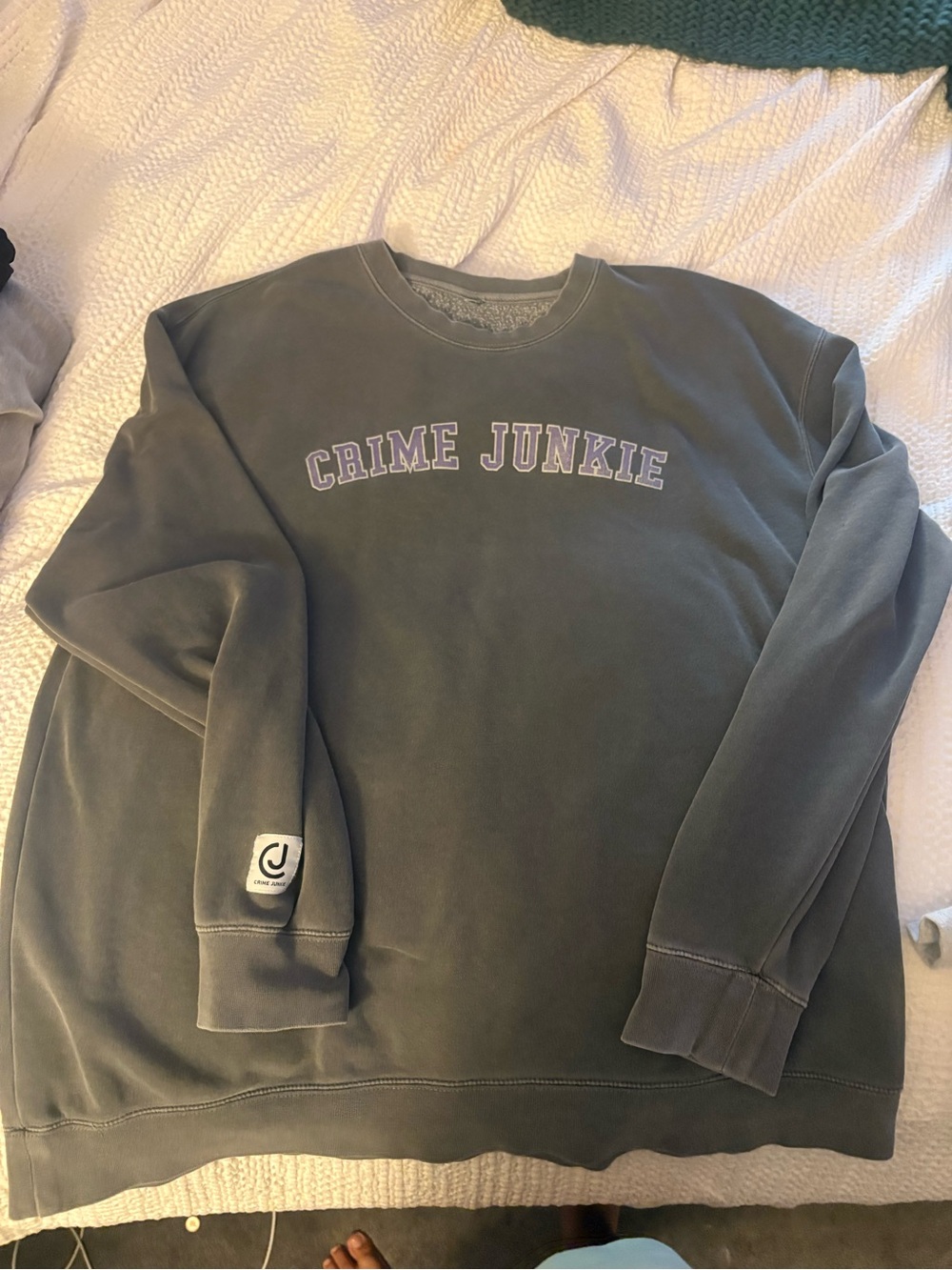 Crime Junkie Crewneck Sweater